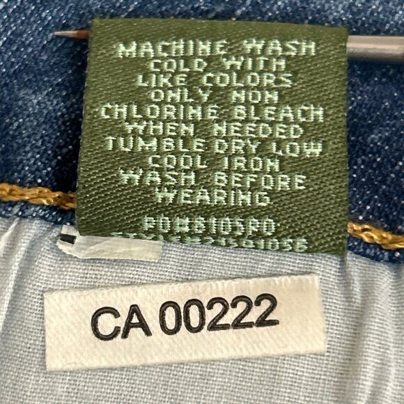 US Polo Assn Low Rise Slim Straight Womens Stretch Jeans, Size 32/33 - Picture 12 of 13